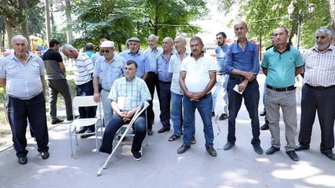 Tovuz sakinləri "Açıq mikrofon"da - FOTO