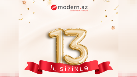 Modern.az-ın 13 yaşı tamam oldu