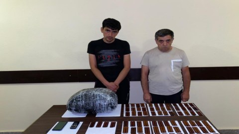 Sərhədi pozanlar saxlanıldı - FOTO