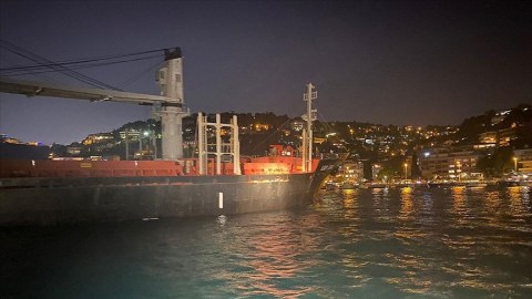 Ukraynadan İstanbula gələn gəmidə nasazlıq yarandı 