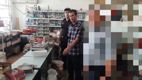 Mağazalardan 9 min manatlıq oğurluq edən şəxs tutuldu