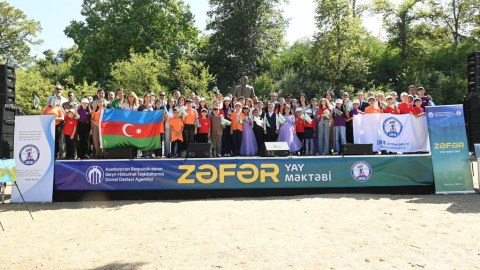 Şuşada “Zəfər” Yay Məktəbinin bağlanış mərasimi oldu - FOTOLAR