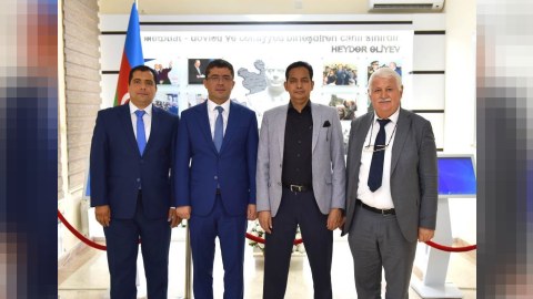 “Əl-Cəzirə”nin baş jurnalisti MEDİA-da - FOTO