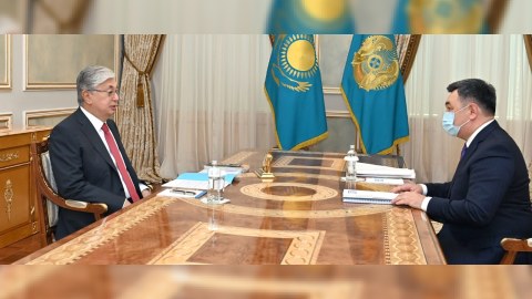 Tokayev Türk Akademiyasının rəhbərilə görüşüb