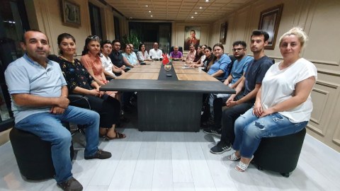 Dövlət Komitəsinin əməkdaşları Ankaradakı icmamızla görüşüb