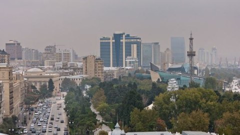 Havada toz dumanı müşahidə edilir