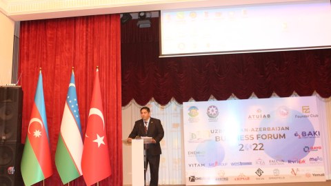 Azərbaycan-Türkiyə-Özbəkistan İş Adamları Birliyinin açılışı olub