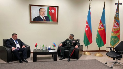 Azərbaycan-Belarus hərbi əməkdaşlığı müzakirə olundu