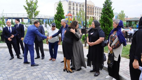 Şəhid ailələri Naftalanda müalicə alırlar - FOTOLAR