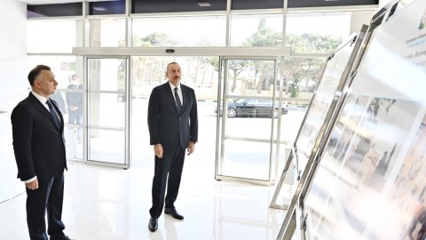 Prezident Vərəm Xəstəlikləri Sanatoriyasının açılışında - FOTOLAR