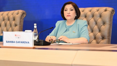Sahibə Qafarova Qadın Parlament Sədrlərinin Sammitində - FOTOLAR