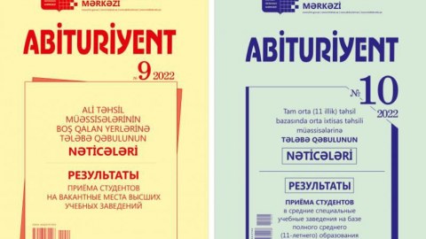 “Abituriyent”in yeni nömrələri nəşr olunub