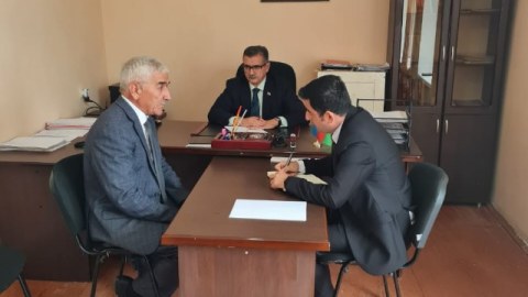 Novruz Aslanov seçicilərin problemlərini dinlədi - FOTOLAR