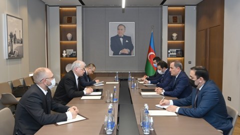 Ceyhun Bayramov Rusiyanın xüsusi nümayəndəsilə görüşdü
