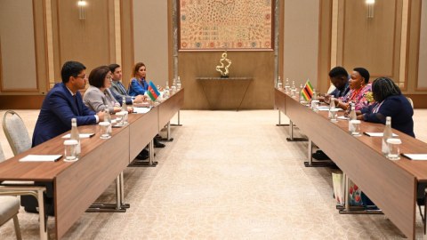 Sahibə Qafarova Zimbabve Senatının sədrilə görüşüb