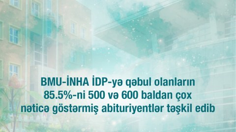 BMU-ya qəbul olanların çoxu yüksək bal toplayıb