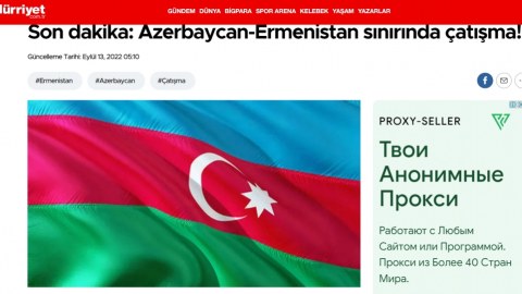 Türkiyə mediası Ermənistanın təxribatından YAZIR