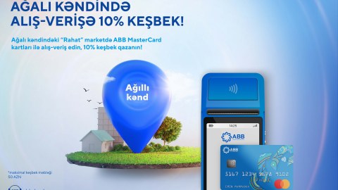 Ağalıda ABB-nin Mastercard və Maestro kartları ilə sərfəli alış-veriş!