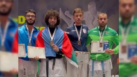 Karateçimiz dünya çempionu oldu