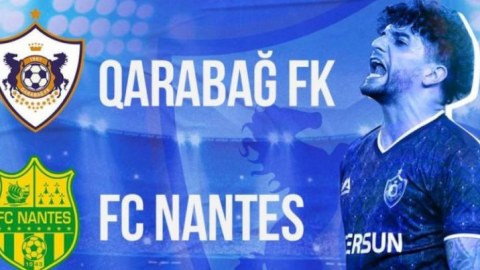 "Nant" "Qarabağ"la oyun üçün Bakıya gəldi - VİDEO