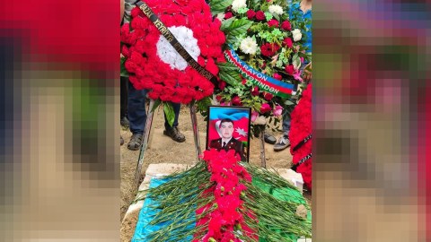 Şəhidimiz torpağa tapşırıldı - FOTOLAR