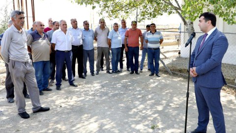 Salyanlı sahibkarlar "Açıq mikrofon" qarşısında - FOTO