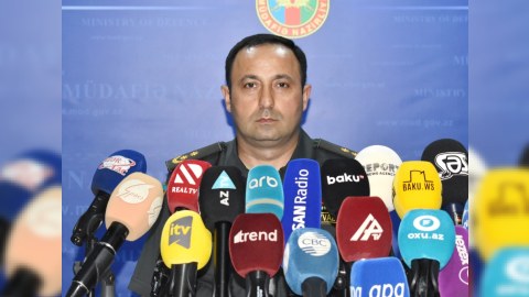 Müdafiə Nazirliyi brifinq keçirdi - VİDEO