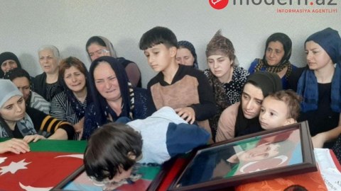 Şəhidimizin övladları ilə SON GÖRÜŞÜ...