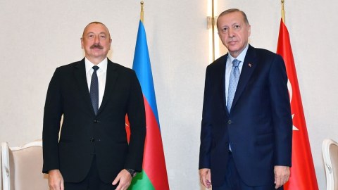 İlham Əliyev Səmərqənddə Ərdoğanla görüşüb - YENİLƏNİB