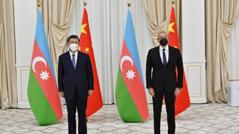 İlham Əliyev Çin lideri ilə görüşüb - YENİLƏNİB 