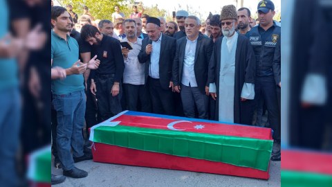 19 yaşlı şəhid Salyanda dəfn edildi