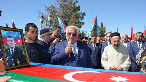 Şəhid Nihad Verdiyev son mənzilə yola salındı