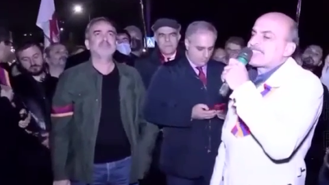 Ermənistanda Rusiyaya qarşı etiraz aksiyaları - VİDEO