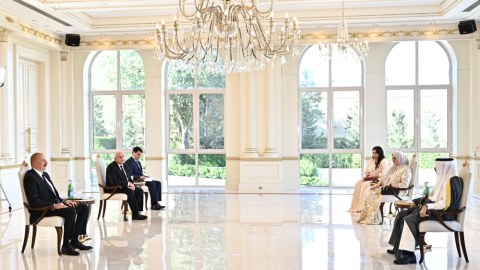 Prezident yeni səfirləri qəbul etdi - FOTOLAR