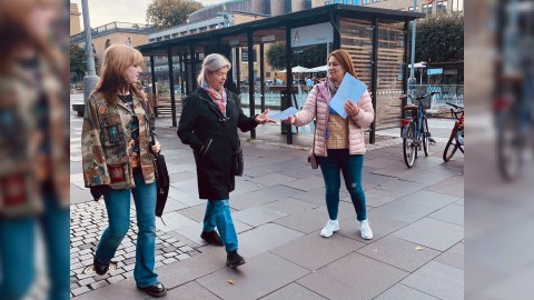 İsveçdə Ermənistanı ifşa edən aksiya keçirilib - FOTO
