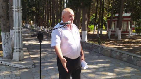 Ağdaşda "açıq mikrofon" quruldu - FOTOLAR