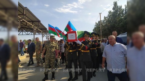 Vətən müharibəsi qazisi dəfn olundu