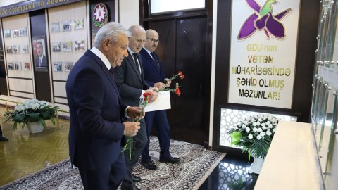 Serbiyanın Azərbaycandakı səfiri Gəncə Dövlət Universitetində olub