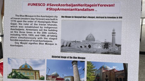 Parisdə Qərbi Azərbaycanın mədəni irsinin dağıdılmasına həsr olunmuş sərgi - FOTO
