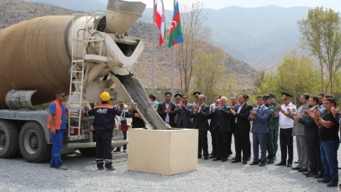 Ağbənd körpüsünün təməli qoyuldu