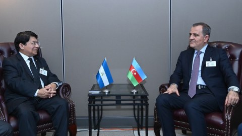 Ceyhun Bayramov XİN başçıları ilə danışıqlar apardı