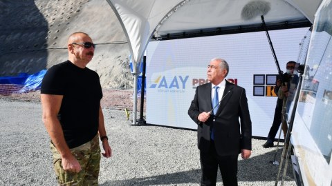 Prezident Kəlbəcər-Laçın yolunda yeni inşa edilən tunellə TANIŞ OLDU