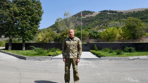 “Laçın şəhərinin böyük hissəsi tamamilə dağıdılıb” - Prezident
