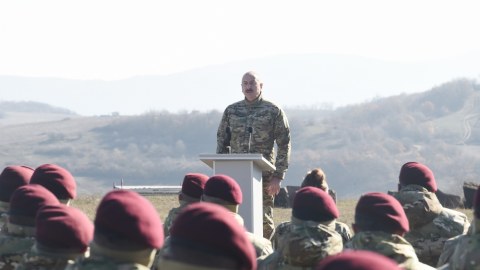Prezident: Azərbaycan Ordusu düşməni yerinə oturtdu