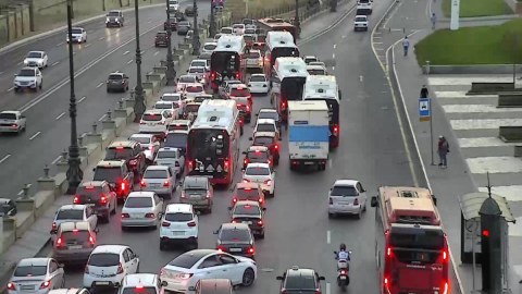 Bakının tıxac olan yolları - SİYAHI