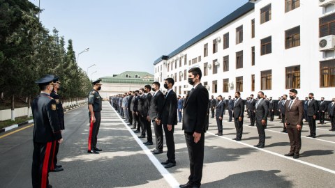 Daha 68 müharibə iştirakçısı polis oldu