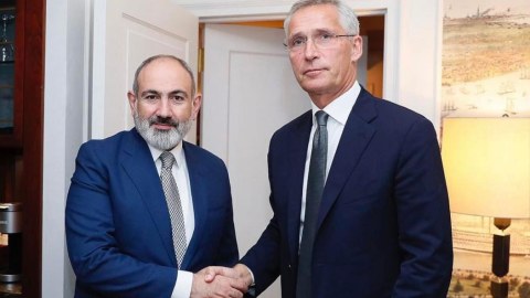 Paşinyan NATO-nun Baş katibi ilə görüşdü 