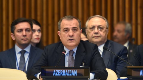 Ceyhun Bayramov BMT-də iclasa qatılıb