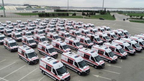 100 yeni təcili tibbi yardım avtomobili alınacaq