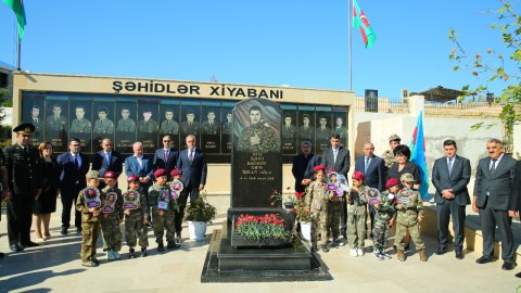 Binəqədidə şəhidlərimiz anıldı - FOTOLAR
